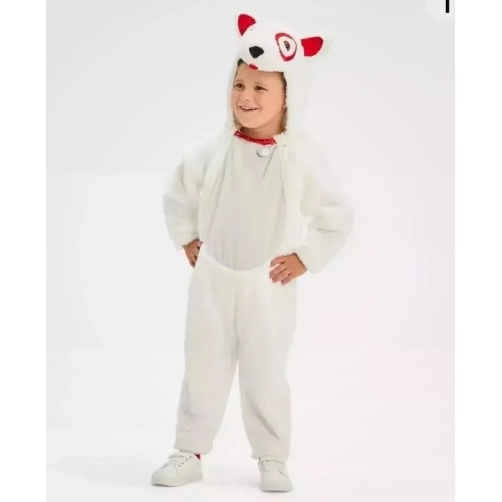 Toddler Hyde & EEK Target BULLSEYE Dog Halloween Costume Jumpsuit Size 2T-3T NWT